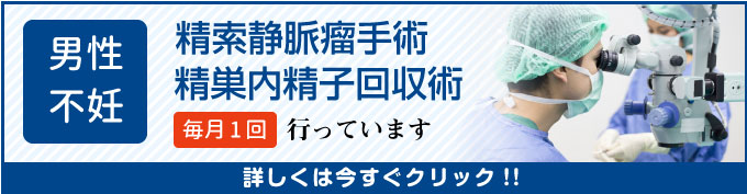 精索静脈瘤手術・精巣内精子回収術